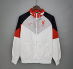 Corta-vento Liverpool Nike - Branco e Vermelho - Vilas Store