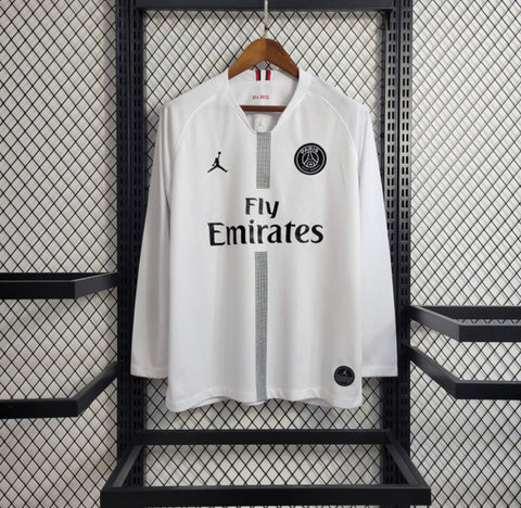 Camisa Manga Longa PSG 2018 Jordan - Branco - Vilas Store