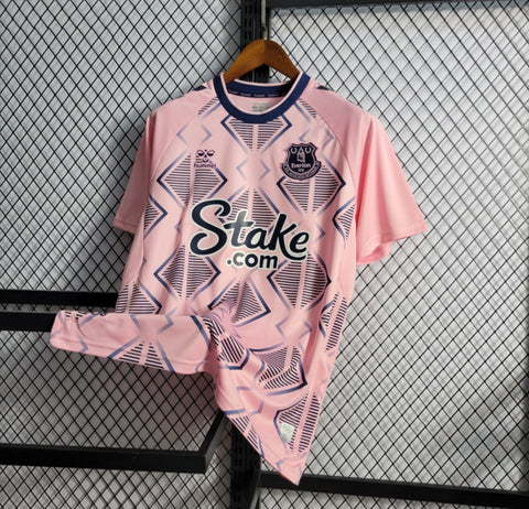 Camisa Everton II 22/23 Hummel - Rosa - Vilas Store