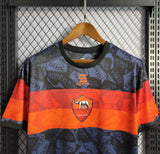 Camisa Roma 22/23 New Balance - Laranja e Preta - Vilas Store