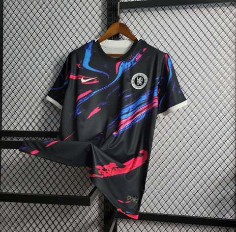 Camisa Chelsea Edição Especial 22/23 Nike - Preta e Roxa - Vilas Store