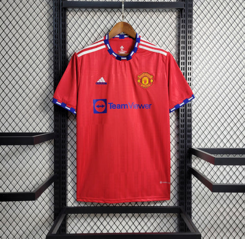 Camisa Manchester United 23/24 Adidas - Vermelho - Vilas Store