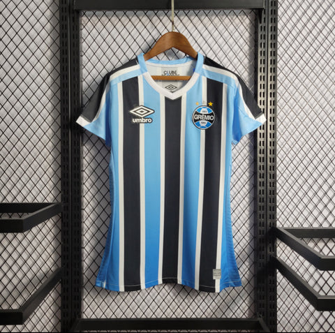 Camisa Feminina Grêmio I 22/23 Umbro - Azul - Vilas Store