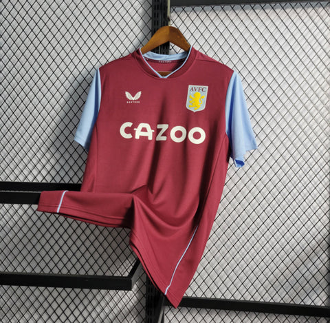 Camisa Aston Villa I 22/23 - Vermelho - Vilas Store