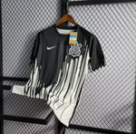 Camisa Corinthians Treino 22/23 Nike - Preta e branca - Vilas Store