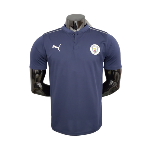 Camisa Polo Manchester City Azul - Masculina - Vilas Store