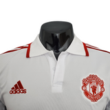 Camisa Polo Manchester United Branca - Masculina - Vilas Store