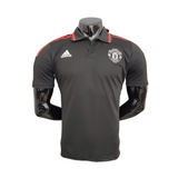 Camisa Polo Manchester United Preta - Masculina - Vilas Store