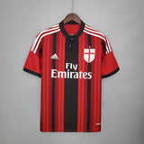 Camisa Milan Retrô 2014/2015 Vermelha e Preta - Adidas - Vilas Store