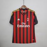 Camisa Milan Retrô 2013/2014 Vermelha e Preta - Adidas - Vilas Store