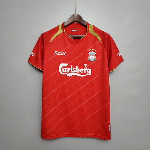 Camisa Liverpool Retrô 05/06 - Reebok - Vermelha - Vilas Store