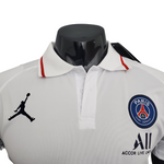 Camisa Polo PSG Jordan Branca - Masculina - Vilas Store