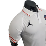 Camisa Polo PSG Jordan Branca - Masculina - Vilas Store