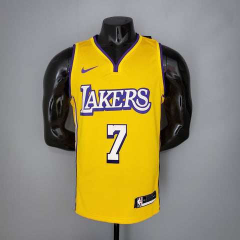 Camisa Basquete NBA Regata Los Angeles Lakers Masculina - Amarela - Vilas Store
