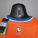 Camisa Basquete NBA Regata Oklahoma City Thunder Masculina - Laranja - Vilas Store