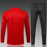 Conjunto Flamengo 21/22 Vermelho e Preto - Adidas - Com Ziper - Vilas Store